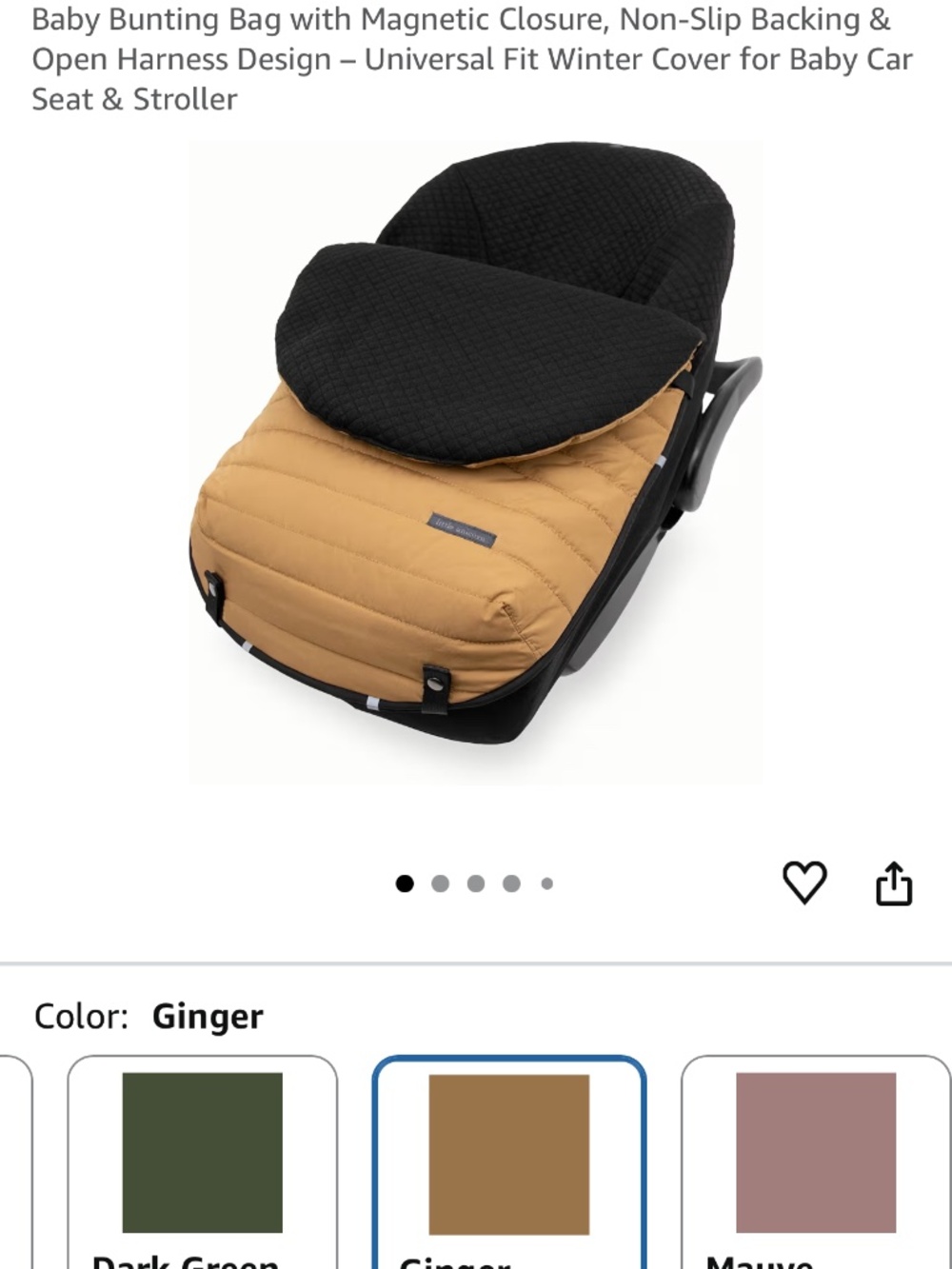 Little Unicorn Car Seat Cover - Picture 3 of 6